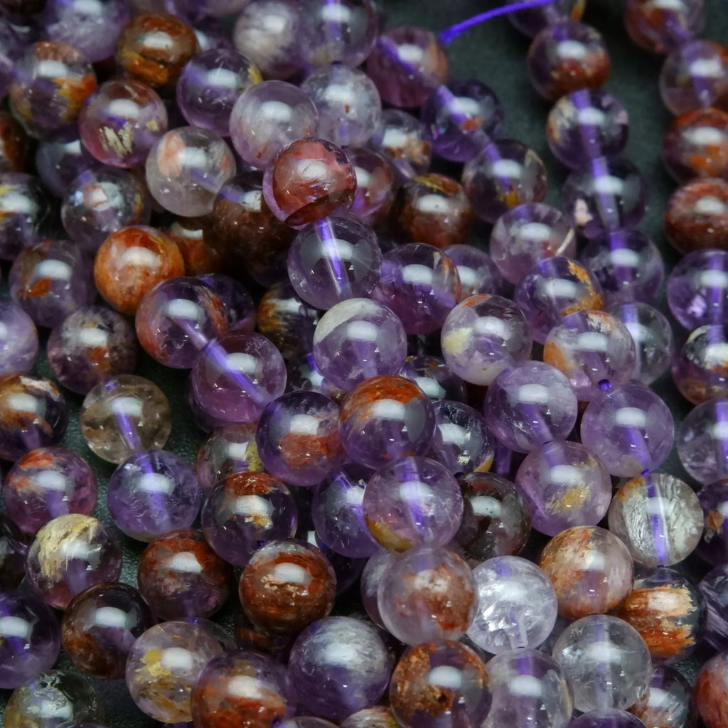 Super 7 Cacoxenite Beads.