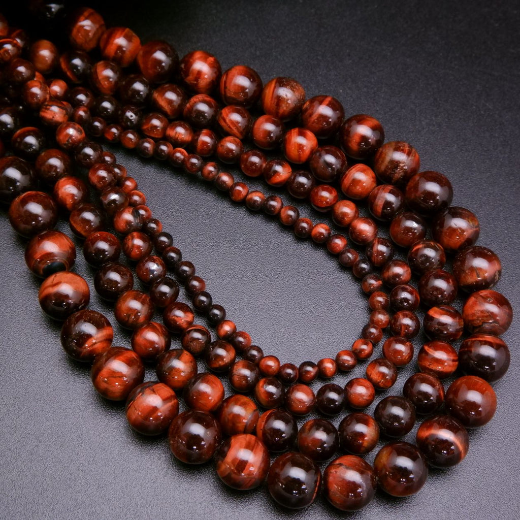 Red tiger eye beads.