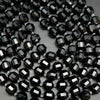 Faceted Black Onyx Prism Beads For Handmade Jewelry