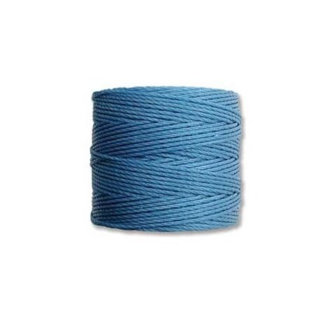 S-Lon Cord · Tex 210 · Carolina Blue · 0.5 mm · 77yd, Supply, Tejas Beads