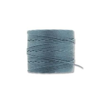 S-Lon Cord · Tex 210 · Ice Blue · 0.5 mm · 77yd, Supply, Tejas Beads