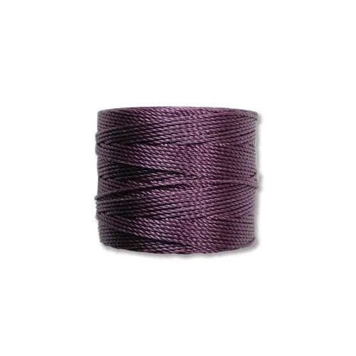 S-Lon Cord · Tex 210 · Medium Purple · 0.5 mm · 77yd, Supply, Tejas Beads