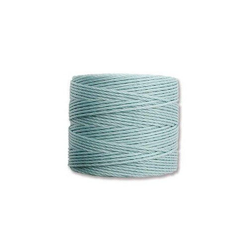 S-Lon Cord · Tex 210 · Turquoise · 0.5 mm · 77yd, Supply, Tejas Beads
