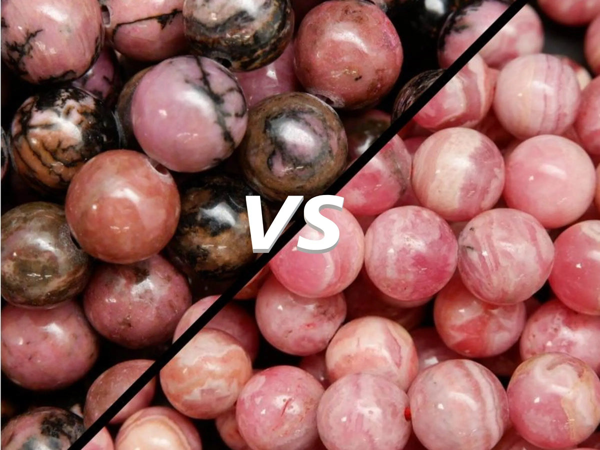 Rhodochrosite vs Rhodonite: Similarities & Differences– Tejas Beads
