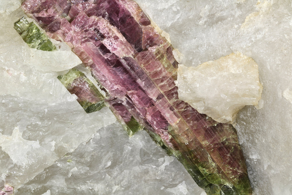 Watermelon Tourmaline: Colors, Ombre Strands and Care – Tejas Beads