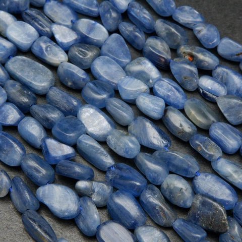 Pebble shape gemstone beads.