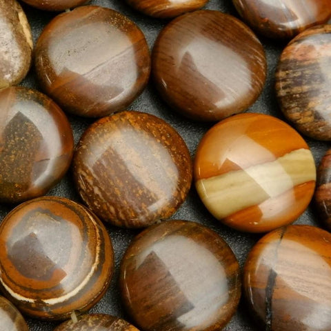 Brown color beads.