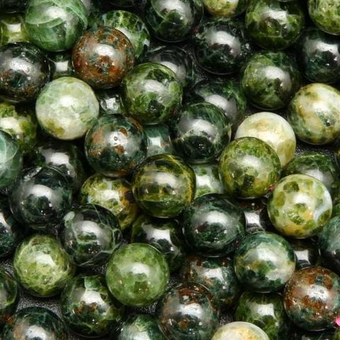 Natural tourmaline beads.