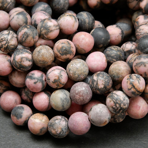 Rhodonite stone beads