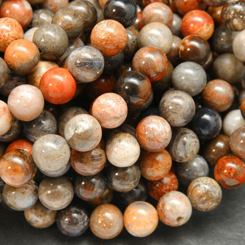 Multicolor Coral Beads For Jewelry Making.