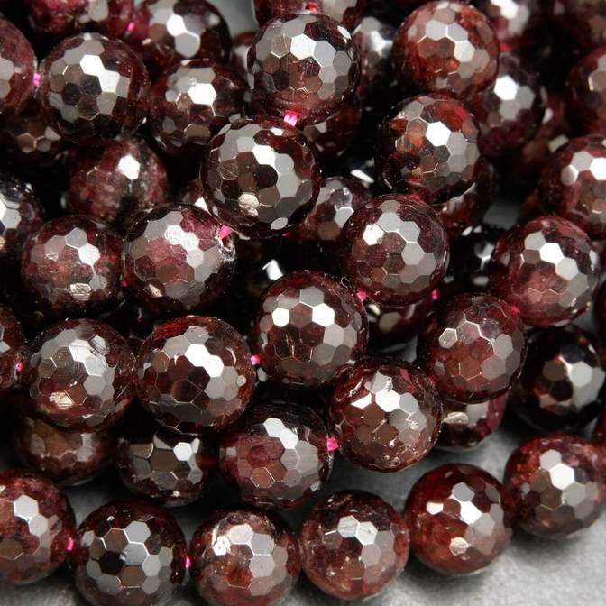 Garnet Birthstone Beads