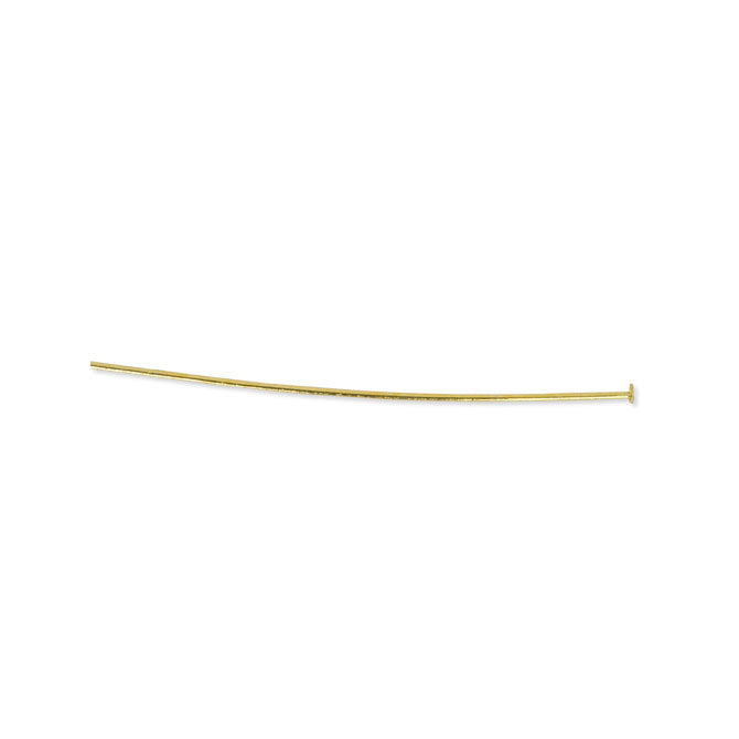 Gold head pin