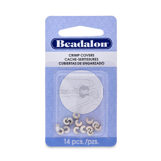 Beadalon Silver Crimp Cover