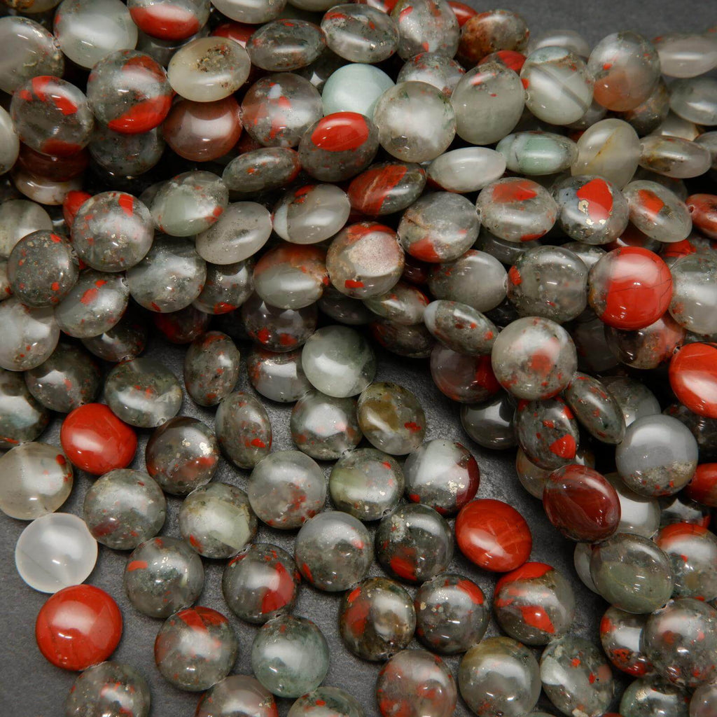 African Bloodstone Beads.