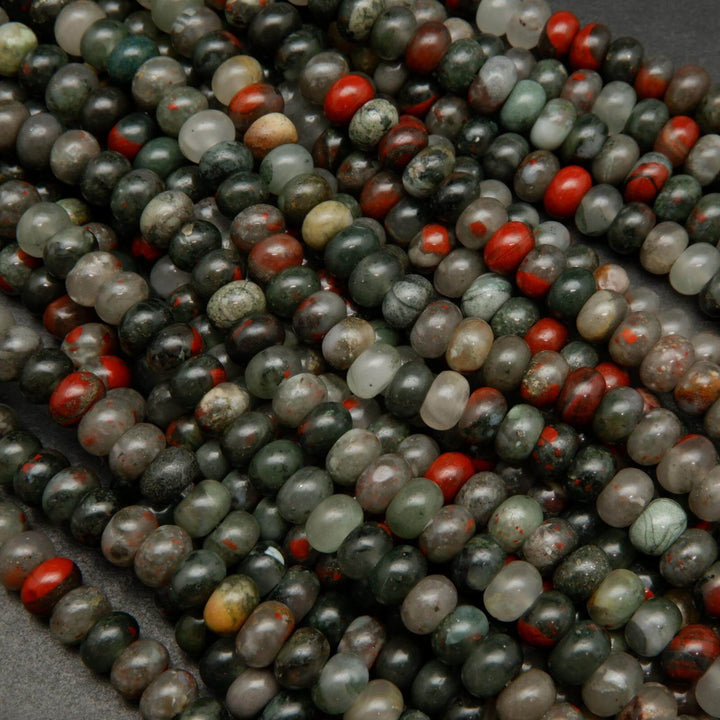 African Bloodstone Beads.