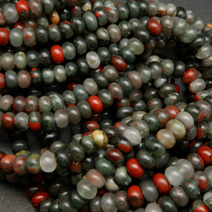 African Bloodstone Beads.