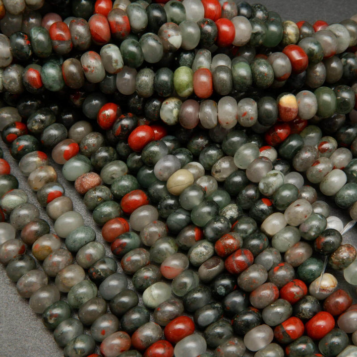 African Bloodstone Beads.