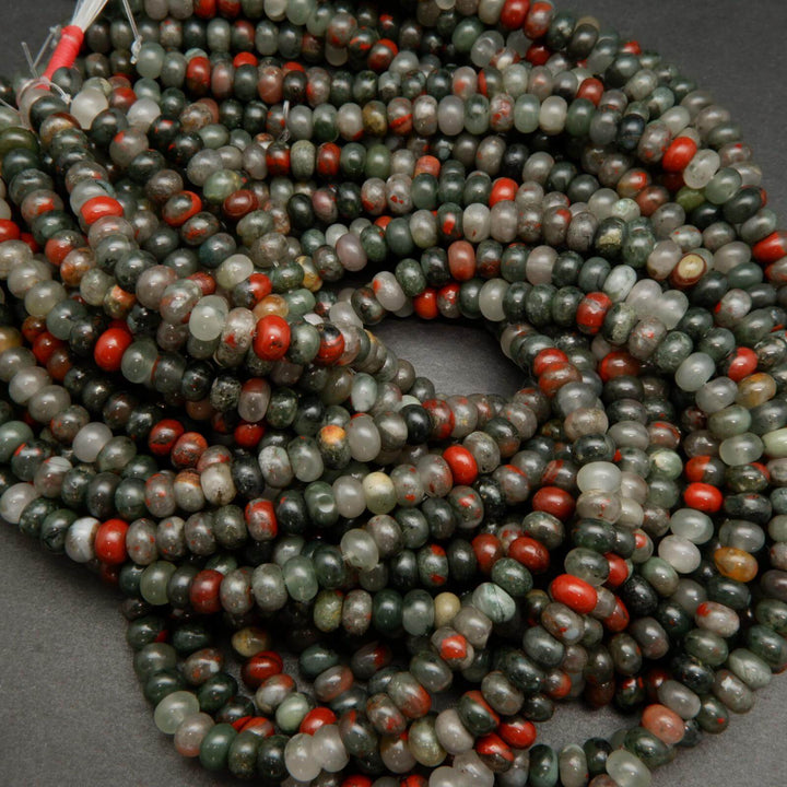 African Bloodstone Beads.