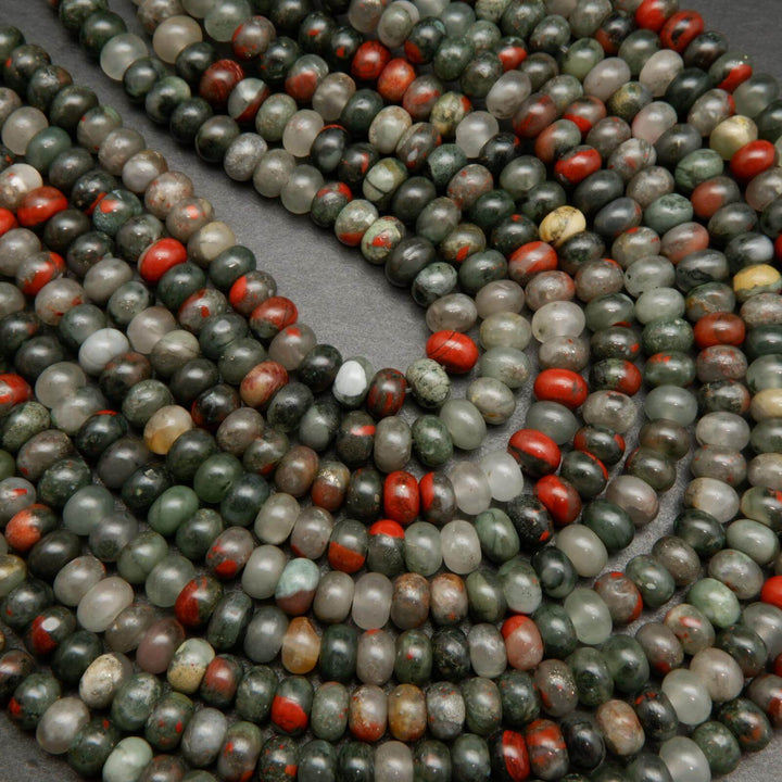 African Bloodstone Beads.