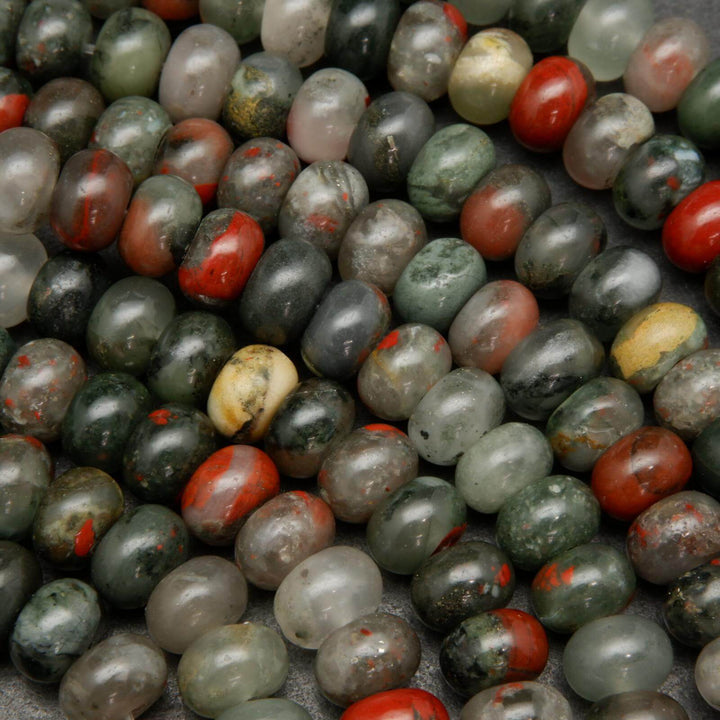 African Bloodstone Beads.