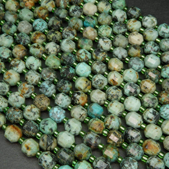 African turquoise beads.