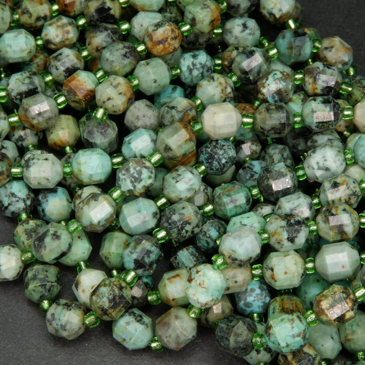 African turquoise beads.
