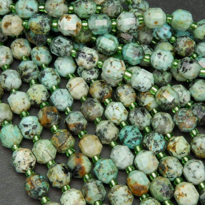 African turquoise beads.