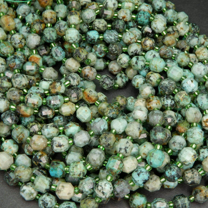 African turquoise beads.