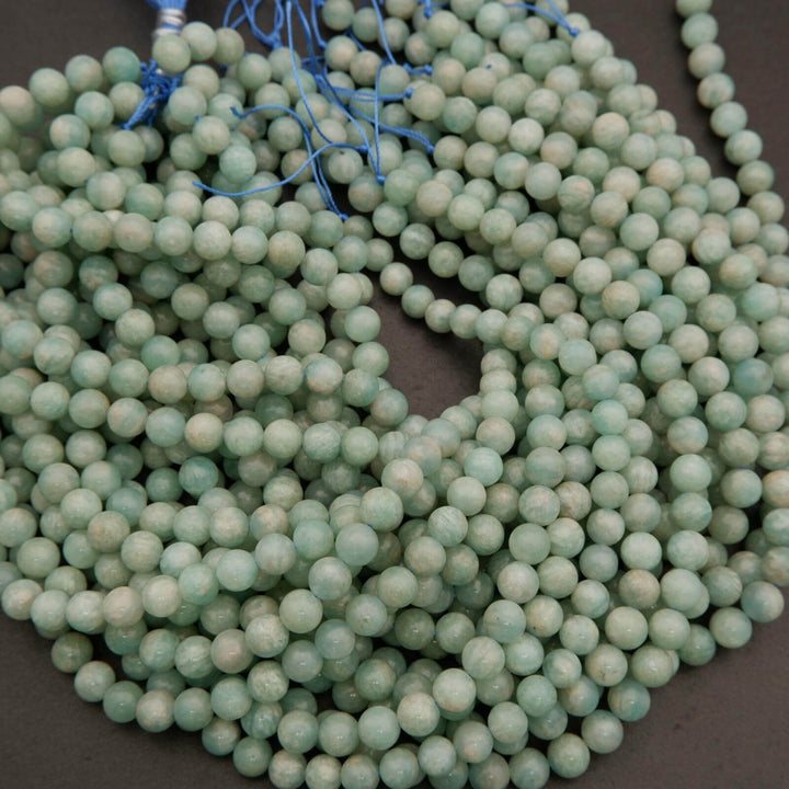 Peruvian Amazonite · Smooth · Round · 6mm, 8mm, 10mm, Tejas Beads, Beads