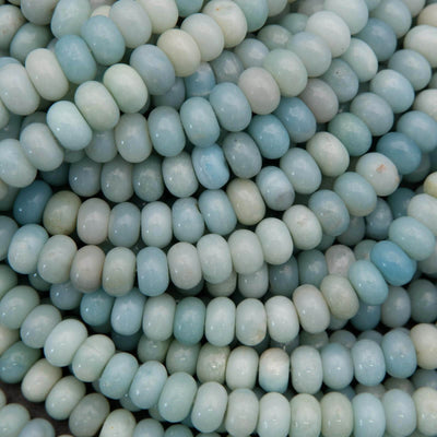 Amazonite · Smooth · Rondelle · 5x8mm