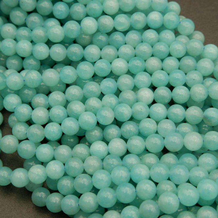 Amazonite A · Smooth · Round · 6mm, 8mm, 10mm, Tejas Beads, Beads