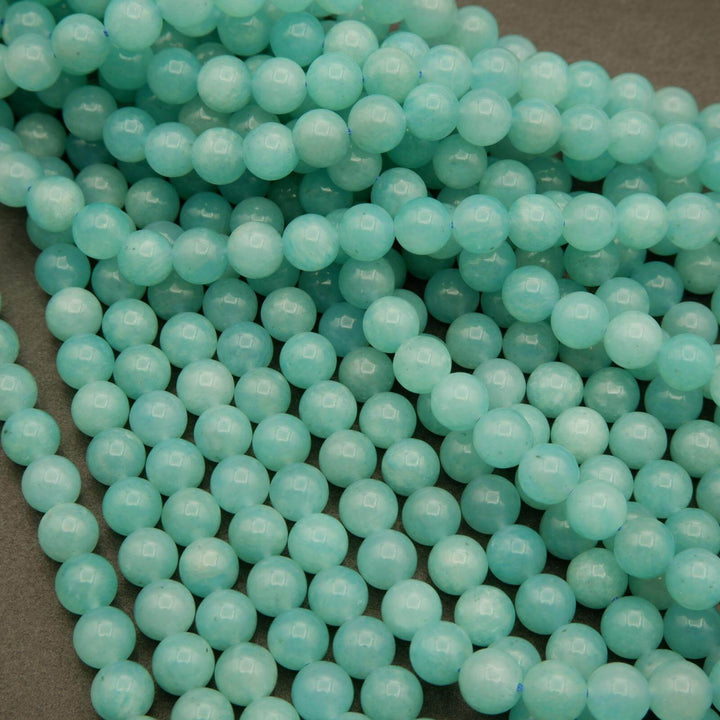 Amazonite A · Smooth · Round · 6mm, 8mm, 10mm, Tejas Beads, Beads
