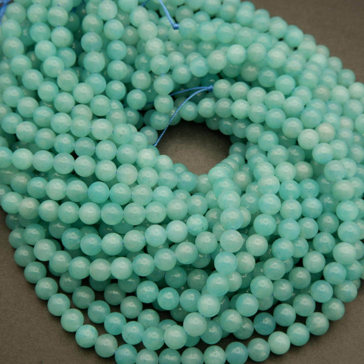 Amazonite A · Smooth · Round · 6mm, 8mm, 10mm, Tejas Beads, Beads