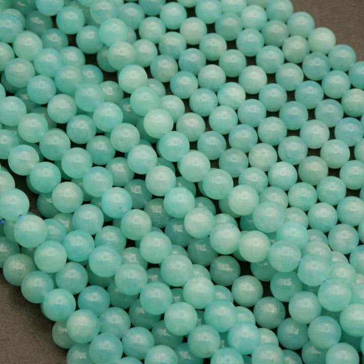 Amazonite A · Smooth · Round · 6mm, 8mm, 10mm, Tejas Beads, Beads