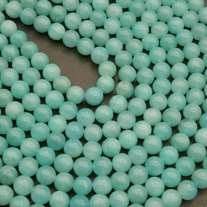 Amazonite A · Smooth · Round · 6mm, 8mm, 10mm, Tejas Beads, Beads