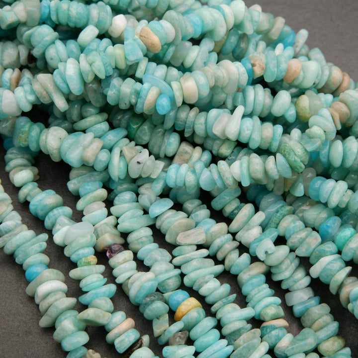 Amazonite · Smooth · Freeform Chips · 7mm, Tejas Beads, Beads