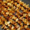 Amber beads.
