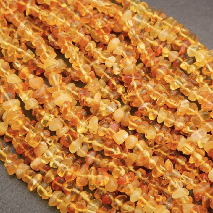 Amber · Smooth · Freeform Chips · 7mm, Tejas Beads, Beads