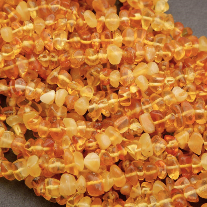 Amber · Smooth · Freeform Chips · 7mm, Tejas Beads, Beads