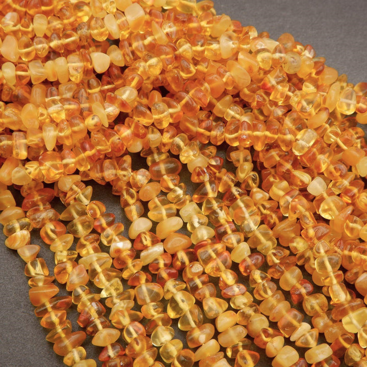Amber · Smooth · Freeform Chips · 7mm, Tejas Beads, Beads