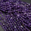 Purple Amethyst Pebble Beads.