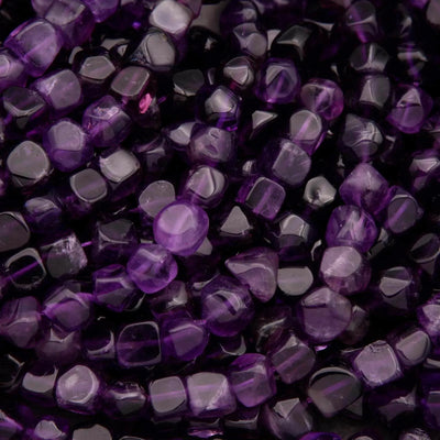 Amethyst A · Smooth · Freeform Cubesque · 8mm