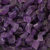 Close-up of purple crystal stones