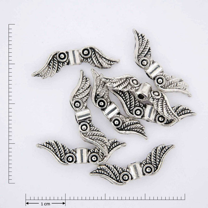 Silver Angel Wings Jewelry Findings.