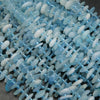 Blue Aquamarine beads.