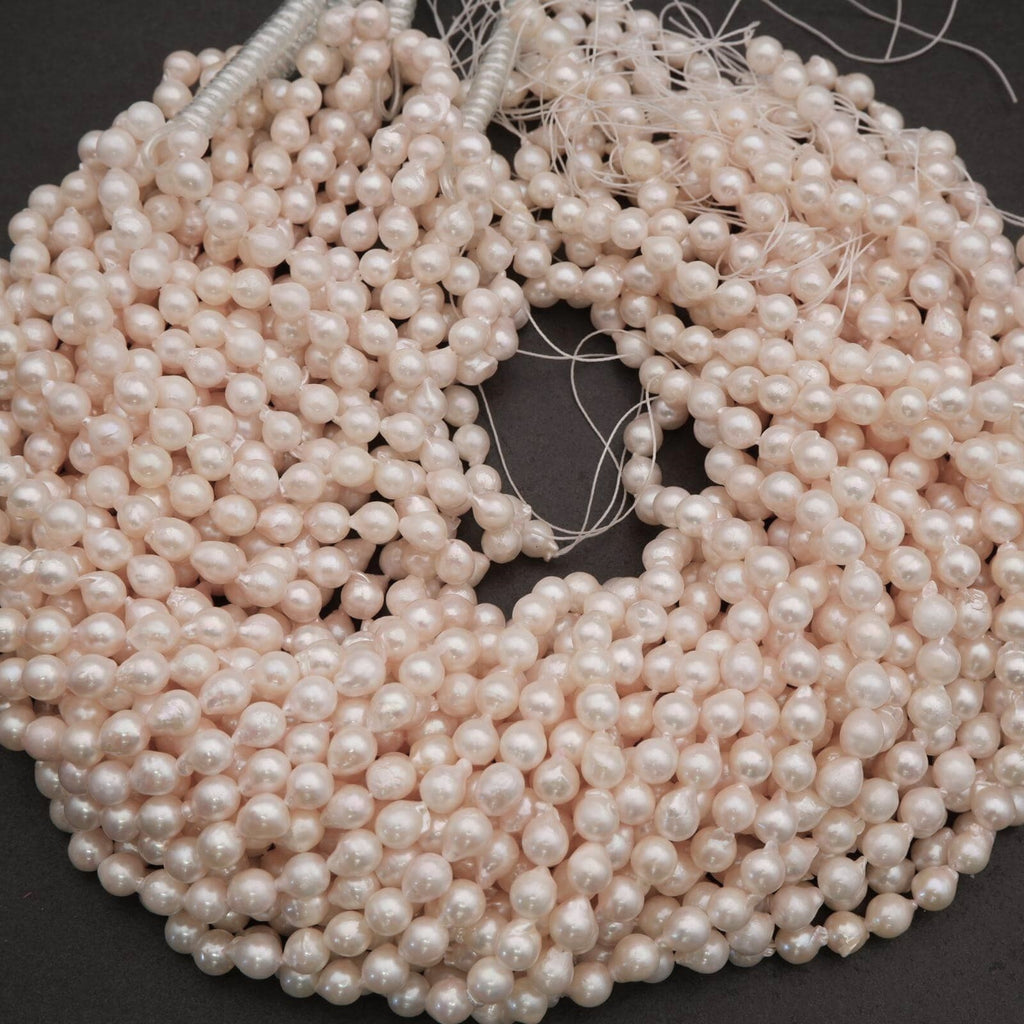 String of pearls on a dark background