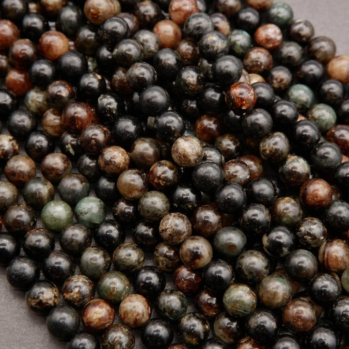 Phlogopite Biotite Mica · Smooth · Round · 4mm, 6mm, 8mm, 10mm, 12mm, Tejas Beads, Beads