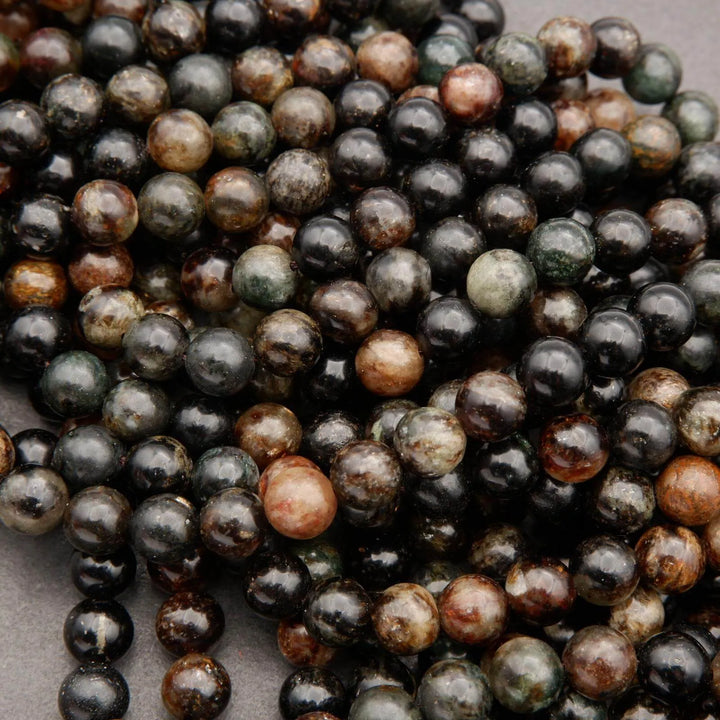 Phlogopite Biotite Mica · Smooth · Round · 4mm, 6mm, 8mm, 10mm, 12mm, Tejas Beads, Beads