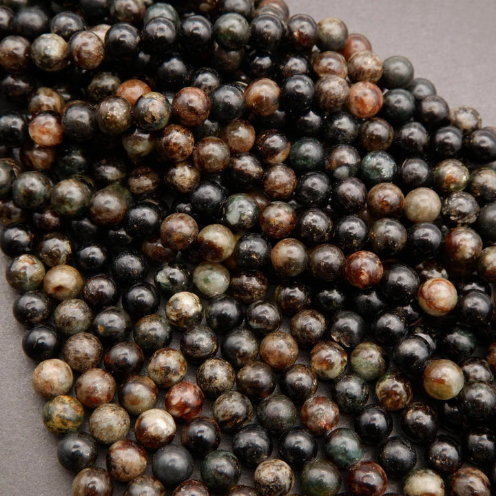 Phlogopite Biotite Mica · Smooth · Round · 4mm, 6mm, 8mm, 10mm, 12mm, Tejas Beads, Beads