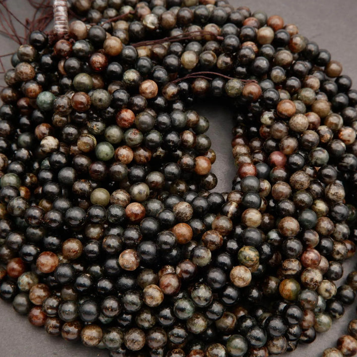 Phlogopite Biotite Mica · Smooth · Round · 4mm, 6mm, 8mm, 10mm, 12mm, Tejas Beads, Beads